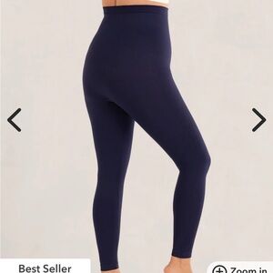 Shapermint Navy High-Waisted Leggings sz M. NWT